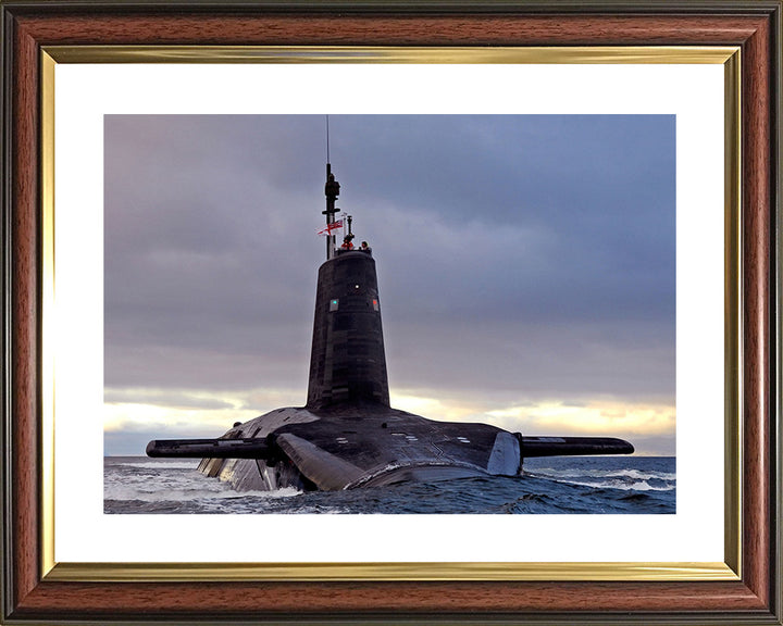 HMS Vengeance (S31) Photo Print - Starboard Bow View - Royal Navy Vanguard Class Submarine Posters, Prints, & Visual Artwork Hampshire Prints 10 x 8 Classic Frame Yes