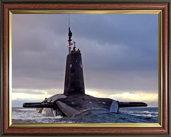 HMS Vengeance (S31) Photo Print - Starboard Bow View - Royal Navy Vanguard Class Submarine Posters, Prints, & Visual Artwork Hampshire Prints 10 x 8 Classic Frame No