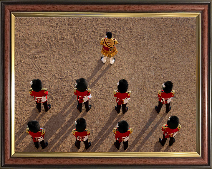 British Army Household Division Massed Bands Photo Print Wall Art Military Decor Poster Posters, Prints, & Visual Artwork Hampshire Prints 10 x 8 Classic Frame No