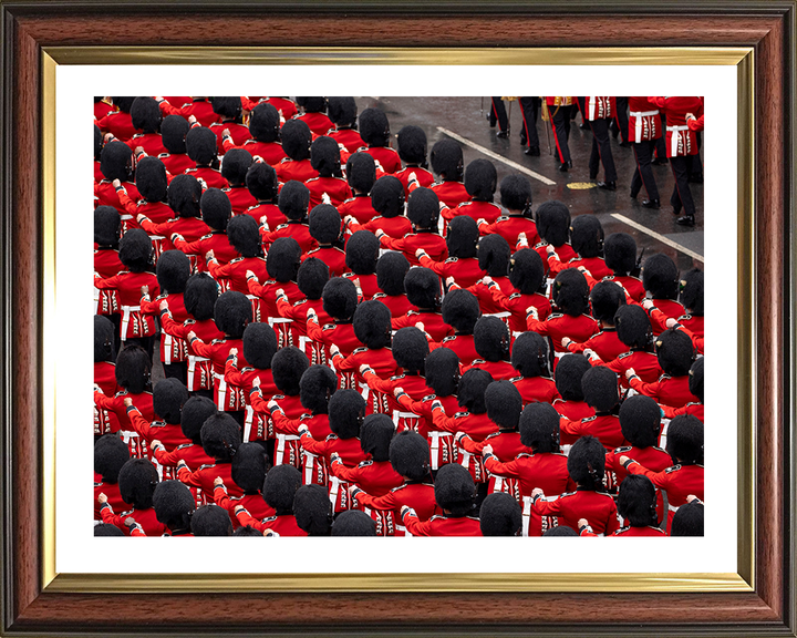 British Army Household Division March Past London Photo Print Wall Art Military Decor Posters, Prints, & Visual Artwork Hampshire Prints 10 x 8 Classic Frame Yes