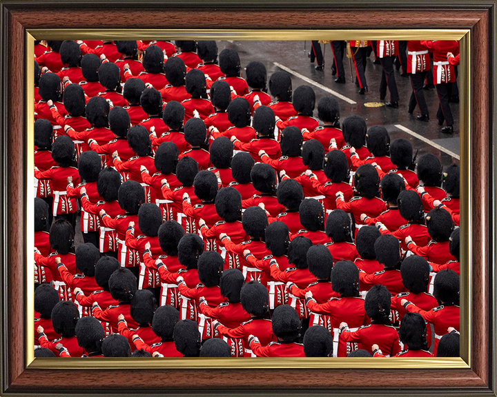 British Army Household Division March Past London Photo Print Wall Art Military Decor Posters, Prints, & Visual Artwork Hampshire Prints 10 x 8 Classic Frame No