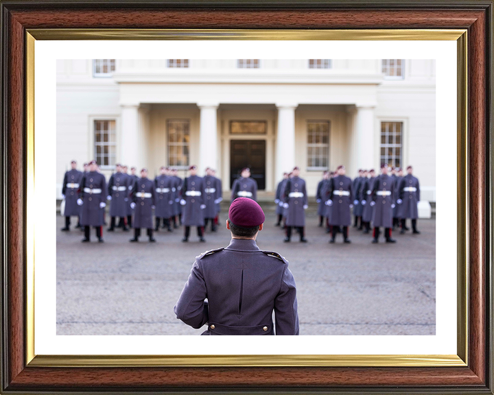 British Army Parachute regiment on parade Photo Print Wall Art Military Decor Posters, Prints, & Visual Artwork Hampshire Prints 10 x 8 Classic Frame Yes