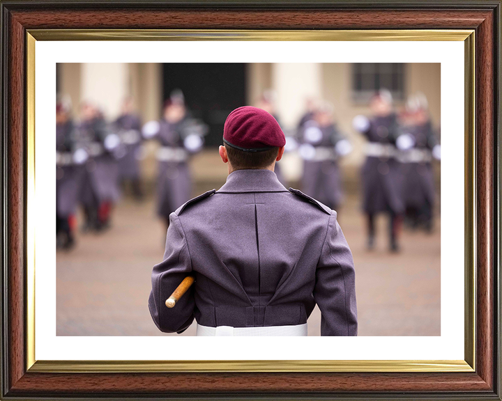 British Army Parachute regiment on parade Photo Print Wall Art Military Decor Poster Posters, Prints, & Visual Artwork Hampshire Prints 10 x 8 Classic Frame Yes
