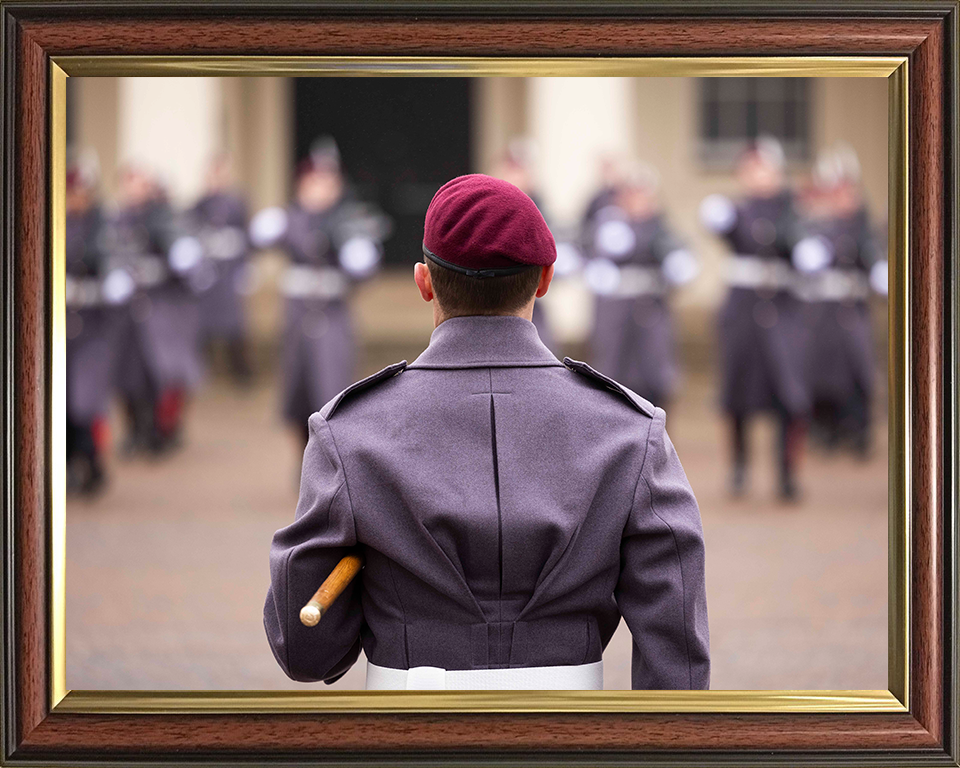 British Army Parachute regiment on parade Photo Print Wall Art Military Decor Poster Posters, Prints, & Visual Artwork Hampshire Prints 10 x 8 Classic Frame No