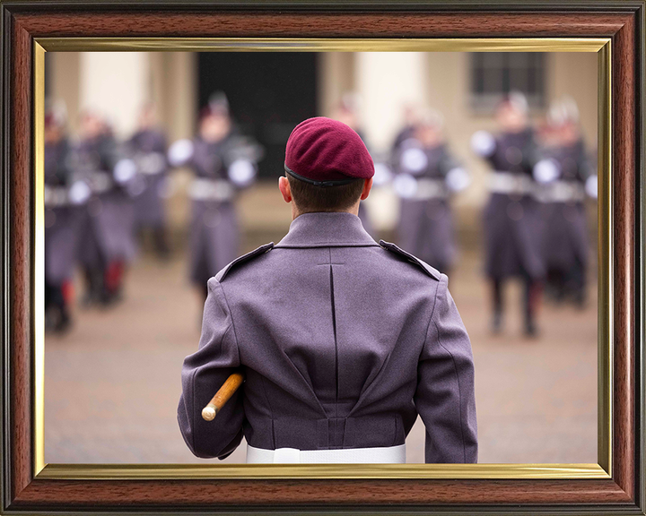 British Army Parachute regiment on parade Photo Print Wall Art Military Decor Poster Posters, Prints, & Visual Artwork Hampshire Prints 10 x 8 Classic Frame No