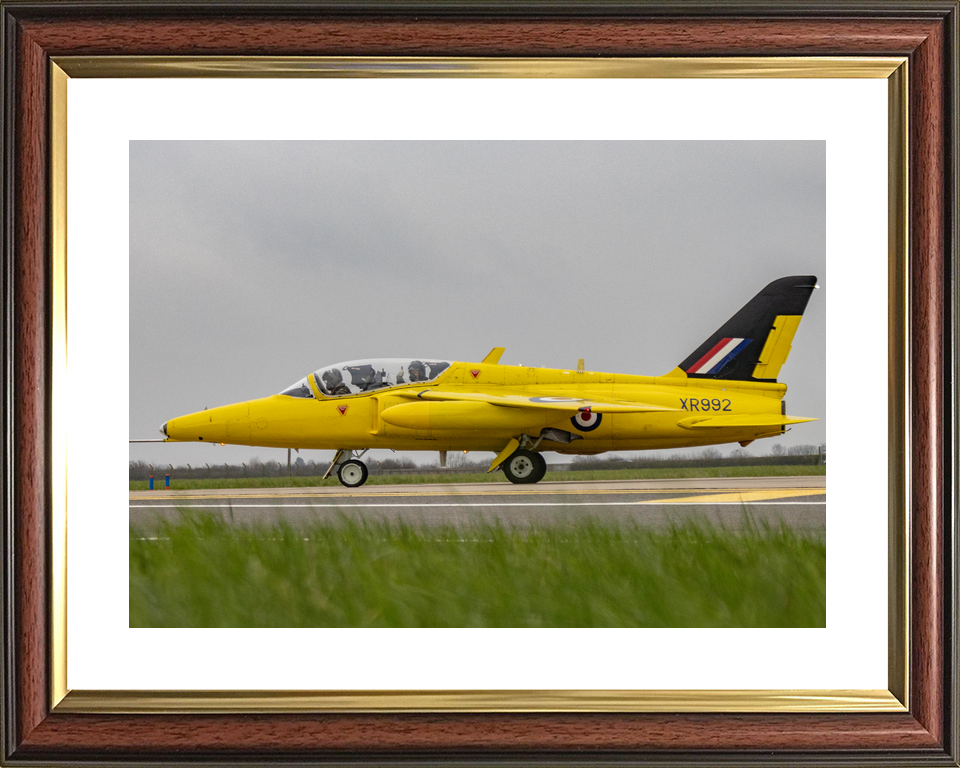 RAF Folland Gnat XR992 Taxiing Waddington March 2024