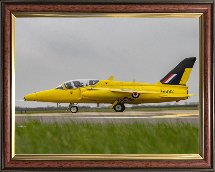 RAF Folland Gnat XR992 Taxiing Waddington March 2024