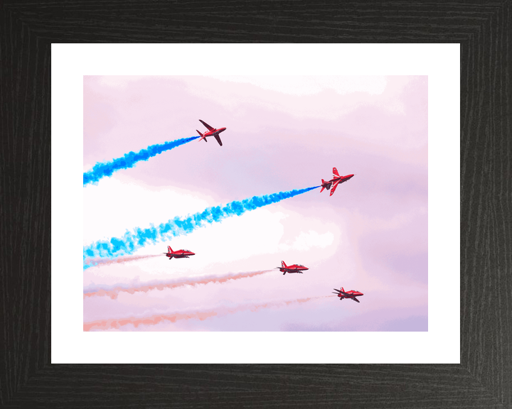 RAF Red Arrows Blue Smoke Climb Jordanstown June 2024