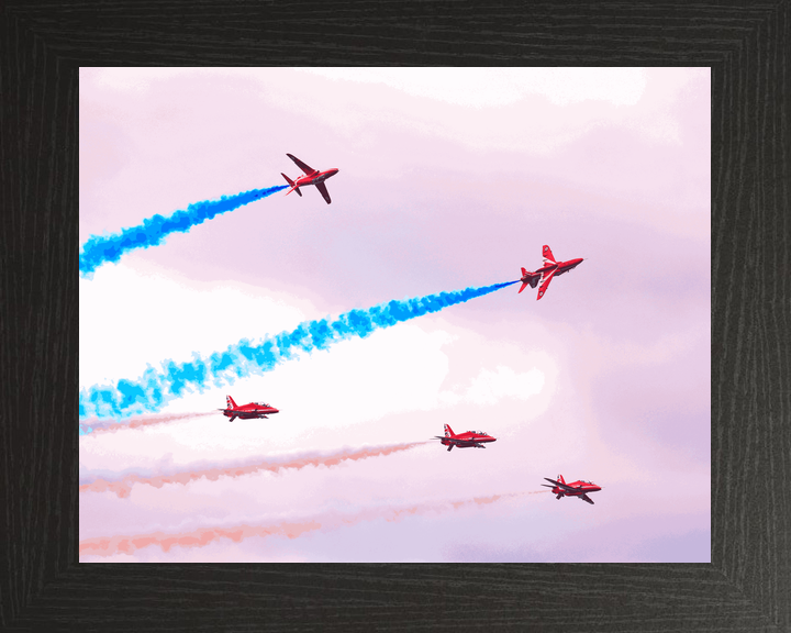 RAF Red Arrows Blue Smoke Climb Jordanstown June 2024