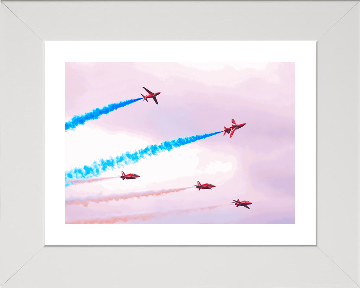 RAF Red Arrows Blue Smoke Climb Jordanstown June 2024