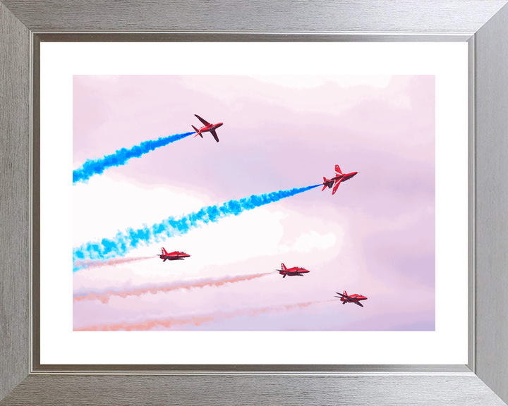 RAF Red Arrows Blue Smoke Climb Jordanstown June 2024
