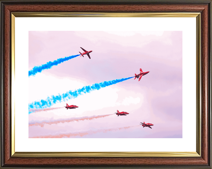RAF Red Arrows Blue Smoke Climb Jordanstown June 2024