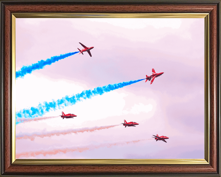 RAF Red Arrows Blue Smoke Climb Jordanstown June 2024