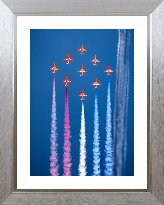 RAF Red Arrows Diamond Nine Springhawk Greece May 2024