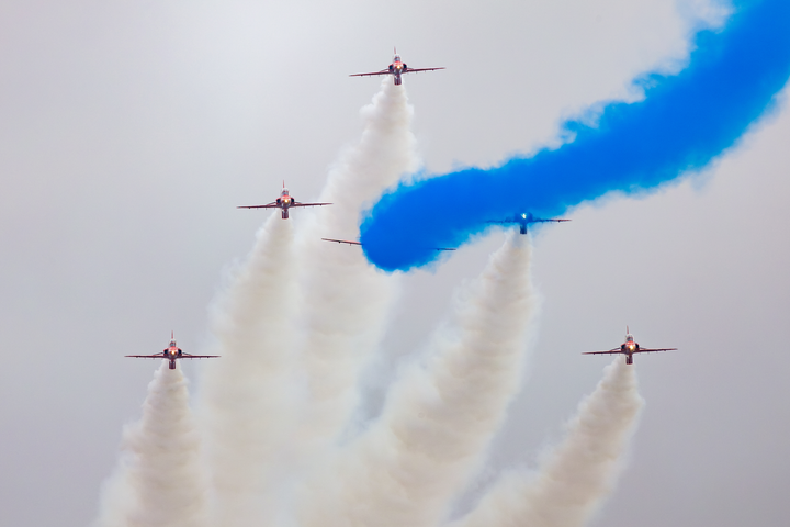 RAF Red Arrows Enid Formation Midlands Air Festival 2024
