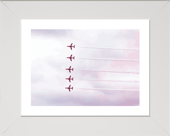 RAF Red Arrows Five Hawks Jordanstown June 2024