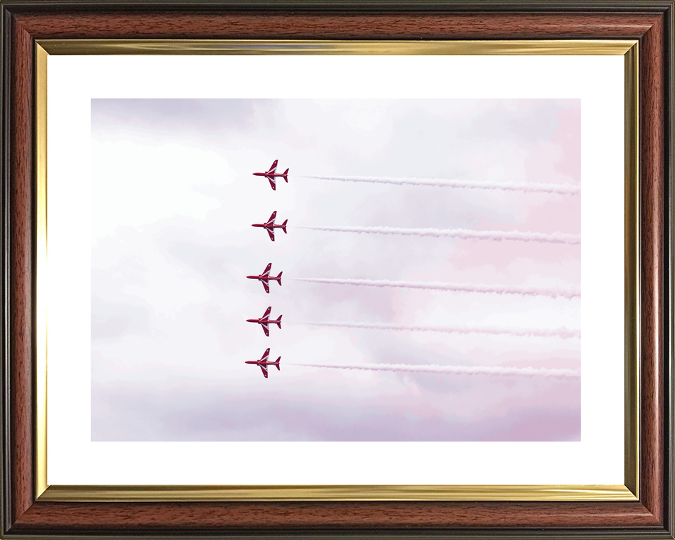 RAF Red Arrows Five Hawks Jordanstown June 2024