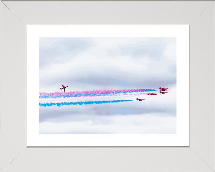 RAF Red Arrows Hawk Banks Above Smoke Jordanstown June 2024