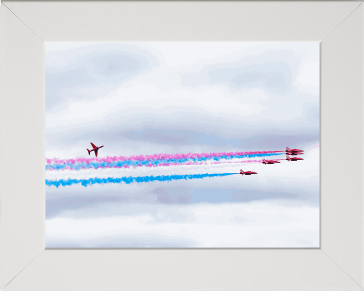 RAF Red Arrows Hawk Banks Above Smoke Jordanstown June 2024