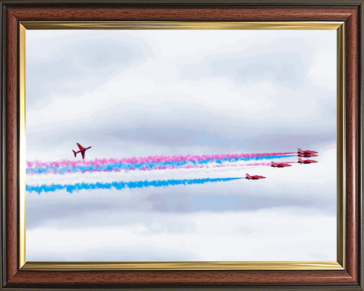 RAF Red Arrows Hawk Banks Above Smoke Jordanstown June 2024