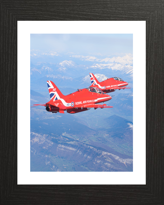 RAF Red Arrows Hawk Pair Transit to Croatia April 2024