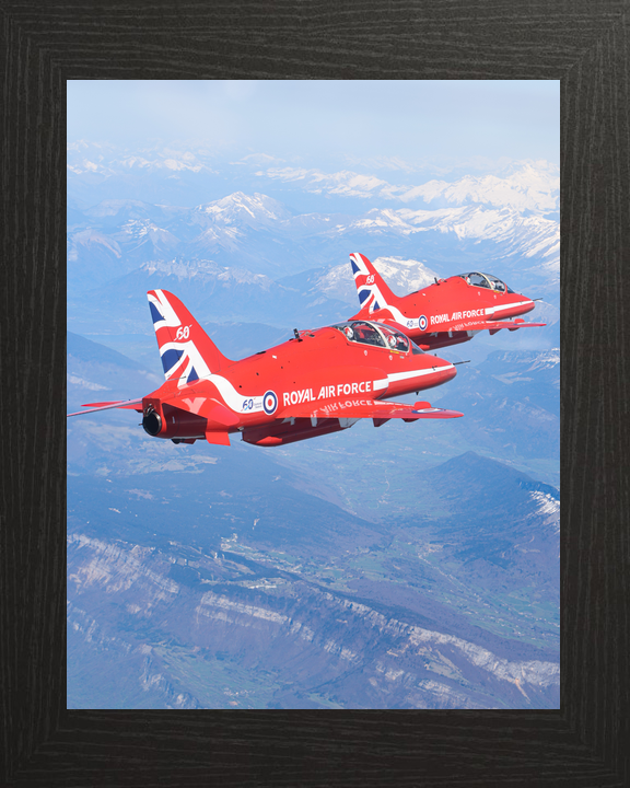 RAF Red Arrows Hawk Pair Transit to Croatia April 2024