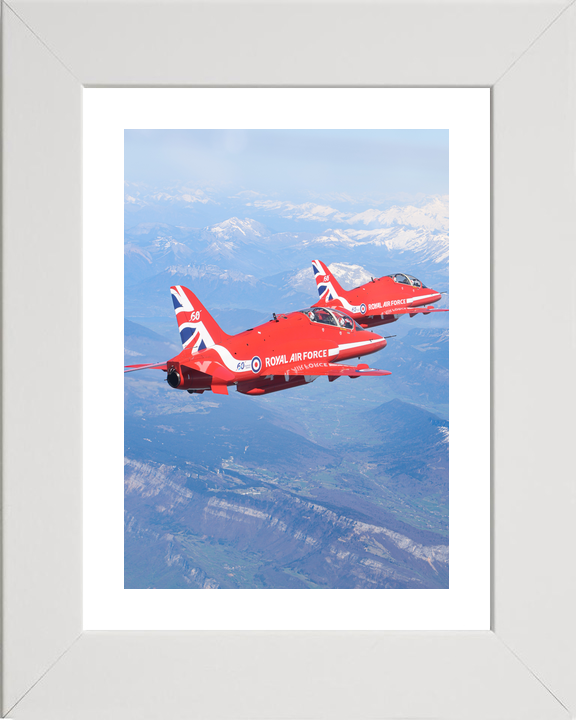 RAF Red Arrows Hawk Pair Transit to Croatia April 2024