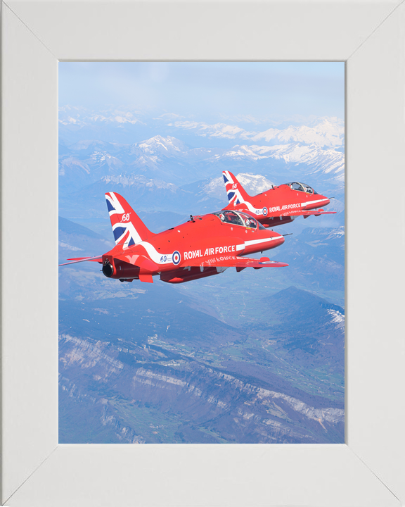 RAF Red Arrows Hawk Pair Transit to Croatia April 2024