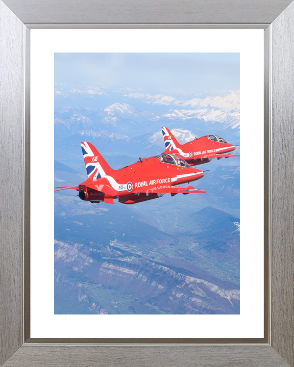 RAF Red Arrows Hawk Pair Transit to Croatia April 2024