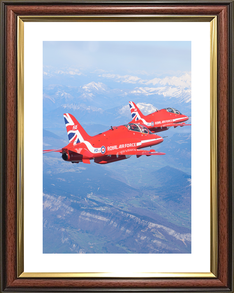 RAF Red Arrows Hawk Pair Transit to Croatia April 2024