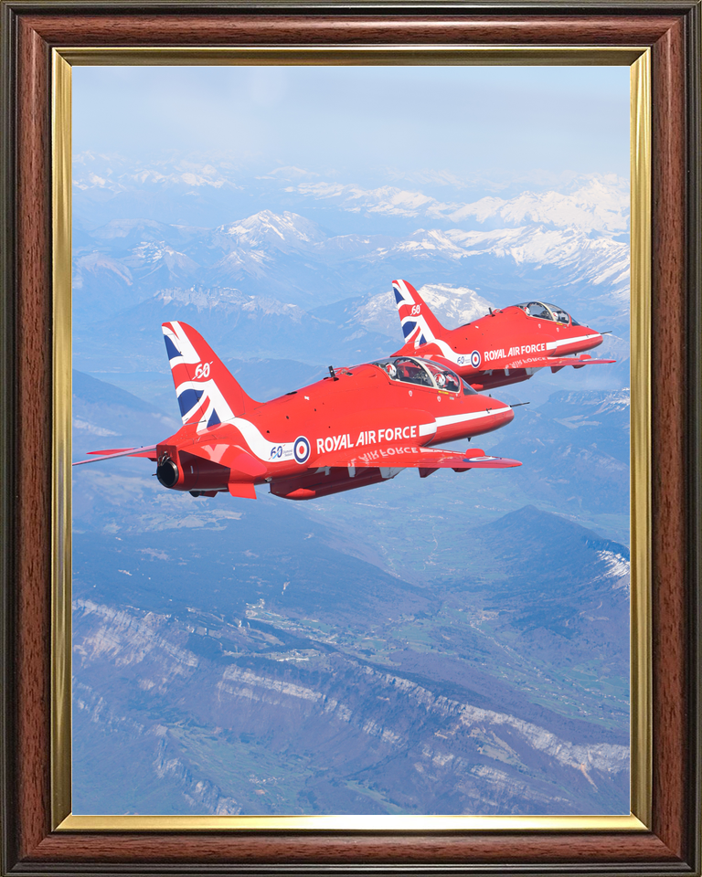 RAF Red Arrows Hawk Pair Transit to Croatia April 2024