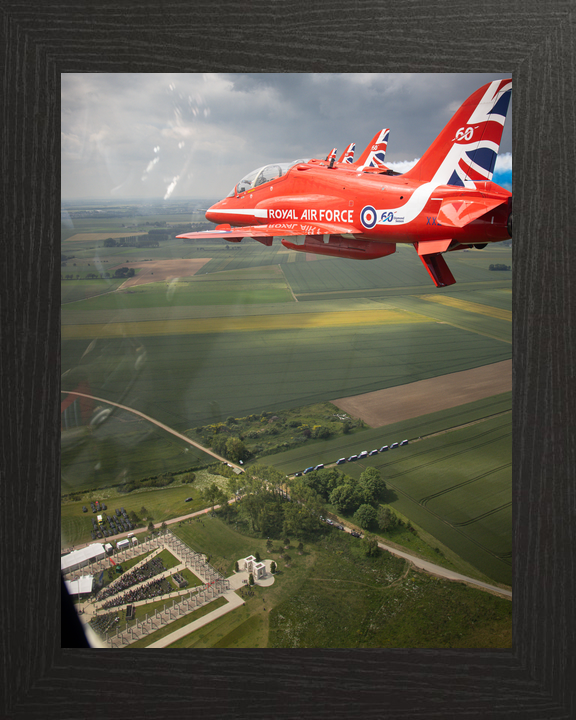 RAF Red Arrows Hawk T1 D-Day 80 Normandy Memorial June 2024