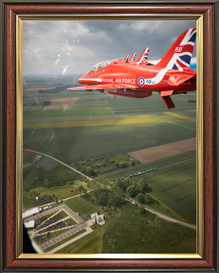 RAF Red Arrows Hawk T1 D-Day 80 Normandy Memorial June 2024