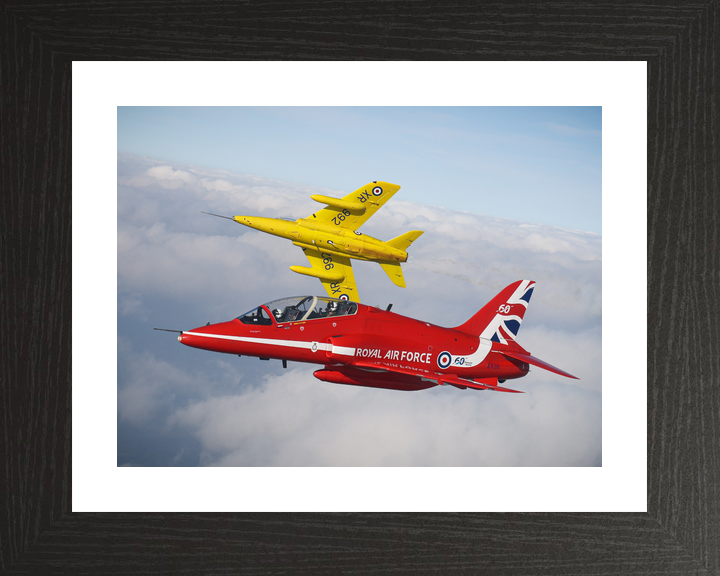 RAF Red Arrows Hawk XX311 Gnat XR992 Close Up March 2024