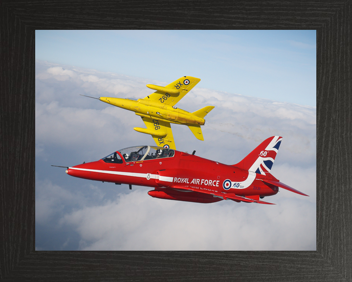 RAF Red Arrows Hawk XX311 Gnat XR992 Close Up March 2024