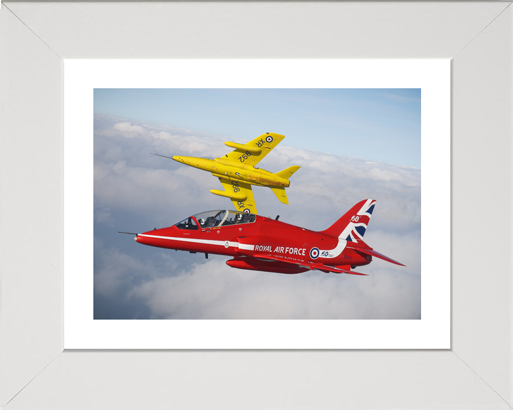 RAF Red Arrows Hawk XX311 Gnat XR992 Close Up March 2024