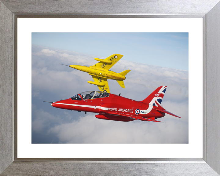 RAF Red Arrows Hawk XX311 Gnat XR992 Close Up March 2024
