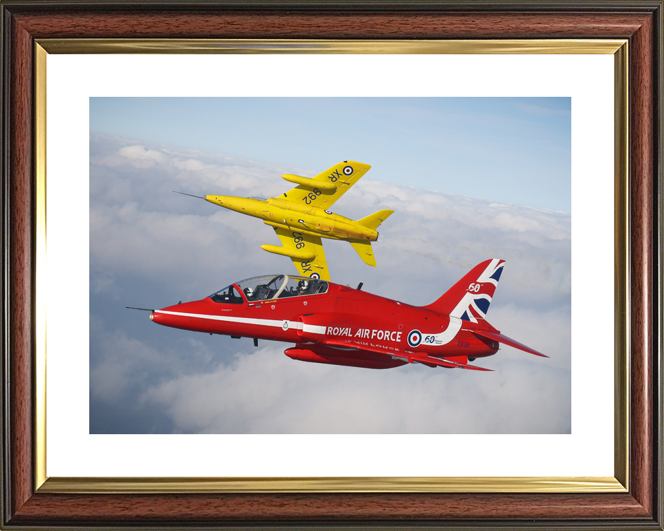 RAF Red Arrows Hawk XX311 Gnat XR992 Close Up March 2024
