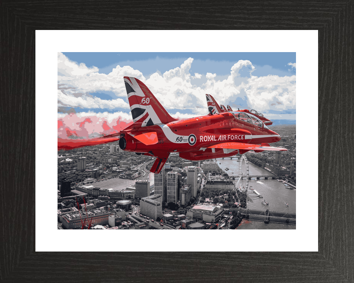 RAF Red Arrows King’s Birthday London Eye June 2024