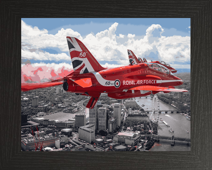 RAF Red Arrows King’s Birthday London Eye June 2024