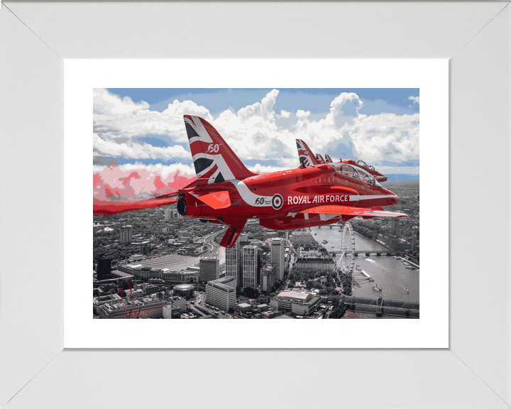 RAF Red Arrows King’s Birthday London Eye June 2024