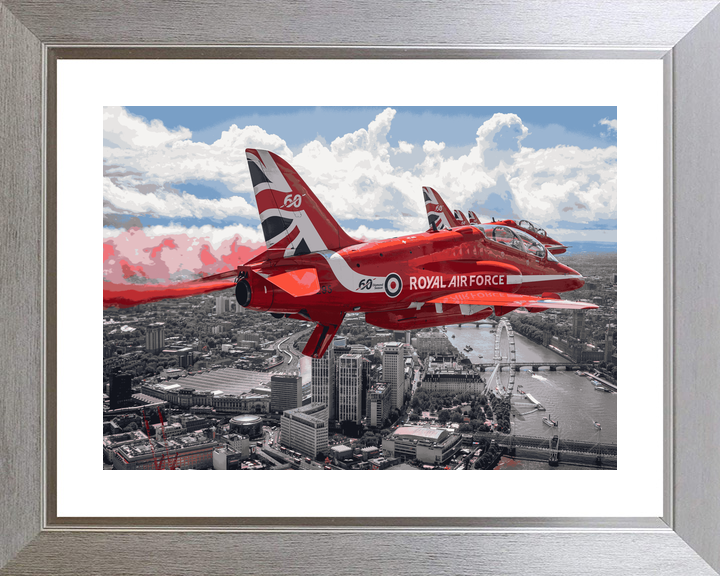 RAF Red Arrows King’s Birthday London Eye June 2024