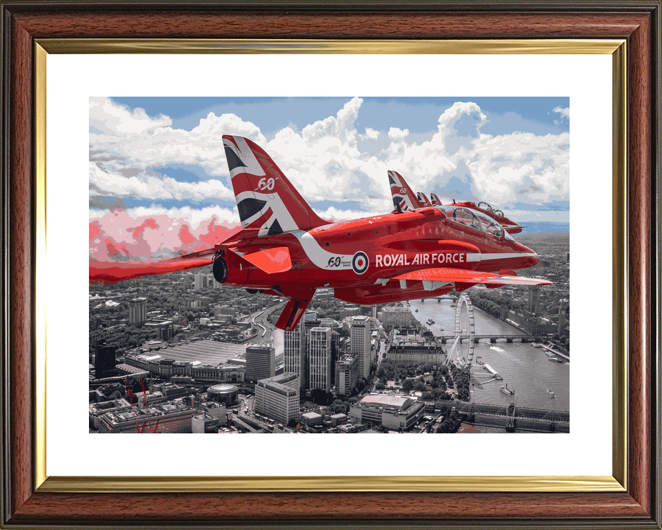RAF Red Arrows King’s Birthday London Eye June 2024