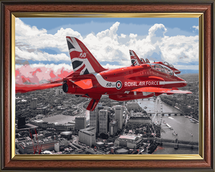 RAF Red Arrows King’s Birthday London Eye June 2024