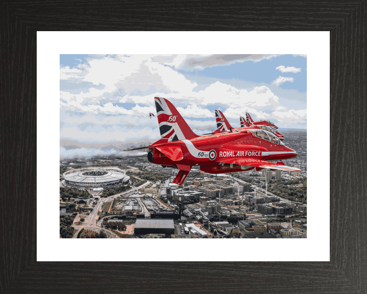 RAF Red Arrows King’s Birthday London Stadium June 2024