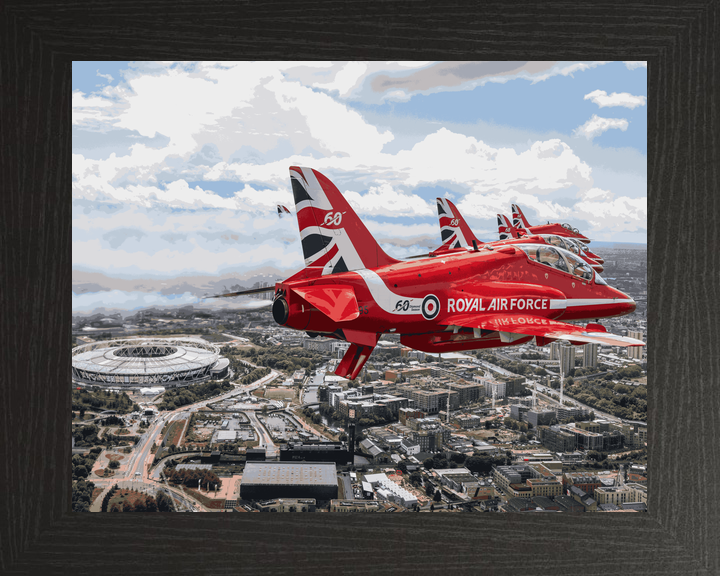 RAF Red Arrows King’s Birthday London Stadium June 2024