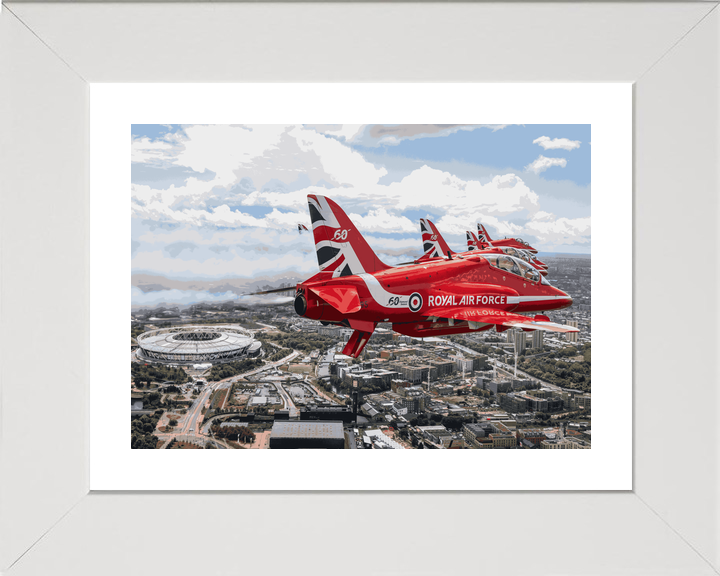 RAF Red Arrows King’s Birthday London Stadium June 2024