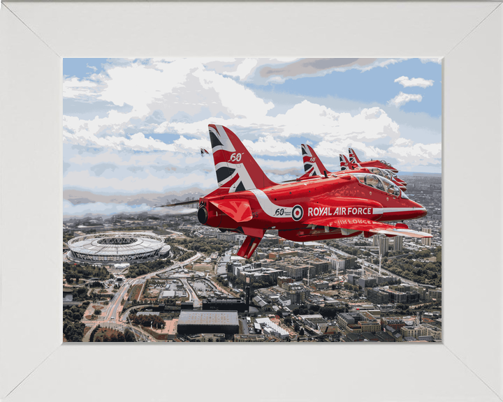 RAF Red Arrows King’s Birthday London Stadium June 2024