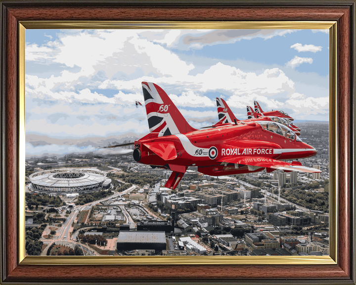 RAF Red Arrows King’s Birthday London Stadium June 2024