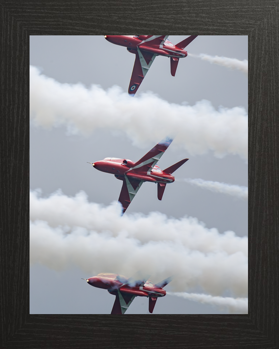 RAF Red Arrows Three Hawks Banking Midlands May 2024